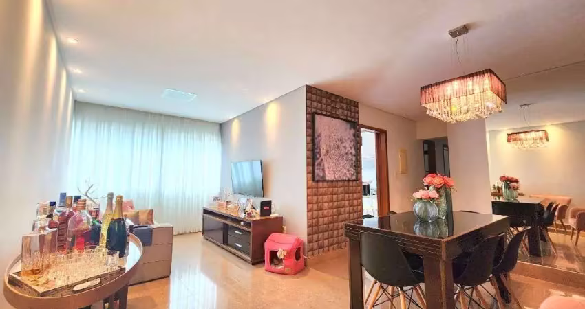 Apartamento no campo grande, 2 dormitórios (1 suíte), 1 vaga demarcada, 86 m²