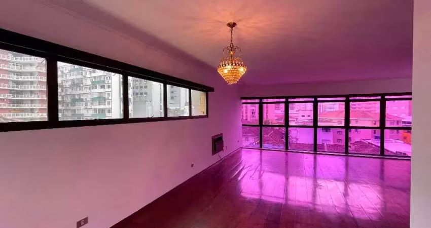 Apartamento com 4 dormitórios (2 suítes), à venda, 3 vagas, 152 m² - gonzaga - santos/sp