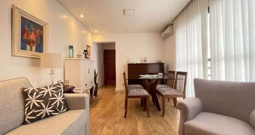 Apartamento à venda, 2 dormitórios (1 suíte), 2 vagas de garagem demarcadas e paralelas, lazer, 83 m² - pompéia - santos/sp