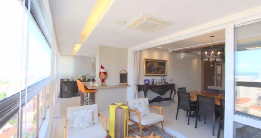 Apartamento com 3 dormitórios à venda, 172 m² por r$ 2.750.000,00 - embaré - santos/sp