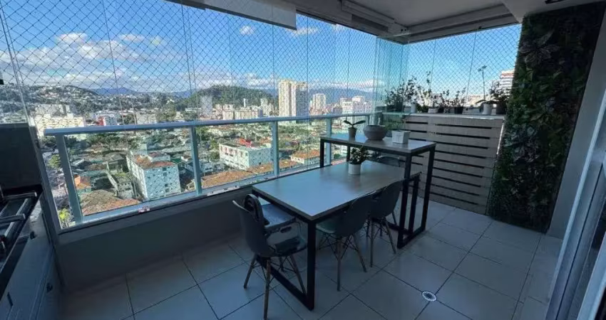 Apartamento à venda no edifício quality house por r$ 1.090.000 - campo grande - santos/sp