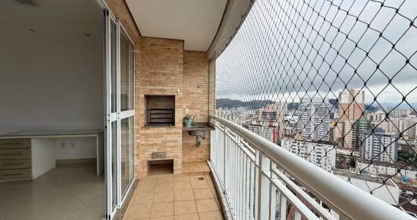 Apartamento com 3 dormitórios à venda, 94 m² por r$ 1.300.000,00 - gonzaga - santos/sp