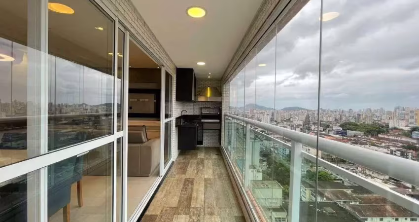 Apartamento com 3 dormitórios à venda, 90 m² por r$ 1.290.000,00 - boqueirão - santos/sp