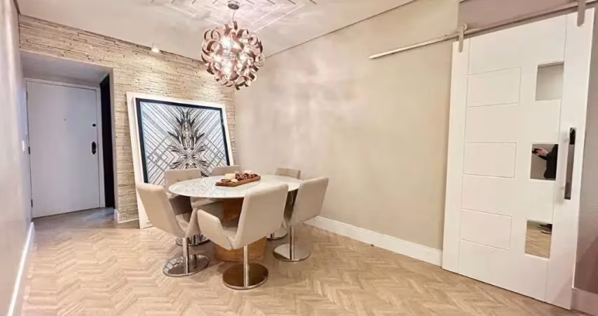 Apartamento com 2 dormitórios à venda, 100 m² - centro - são vicente/sp