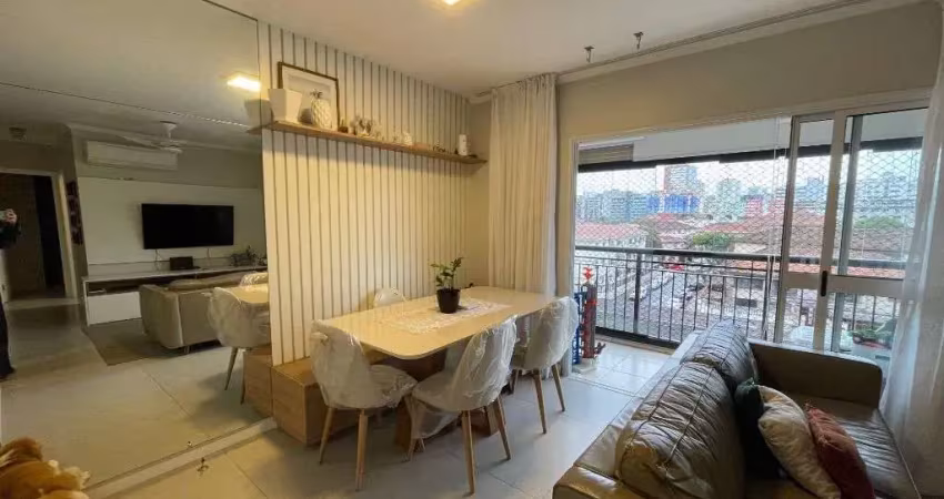 Apartamento garden com 3 dormitórios à venda com 180 m² e 1 vaga no gonzaga em santos/sp