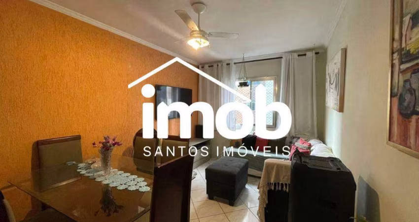 Apartamento com 3 dormitórios à venda, 91 m² por R$ 430.000 - Encruzilhada - Santos/SP