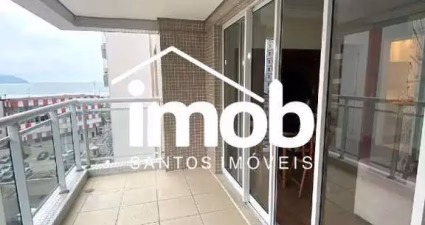 Apartamento Vista Mar com 3 dormitórios no José Menino - Santos, SP