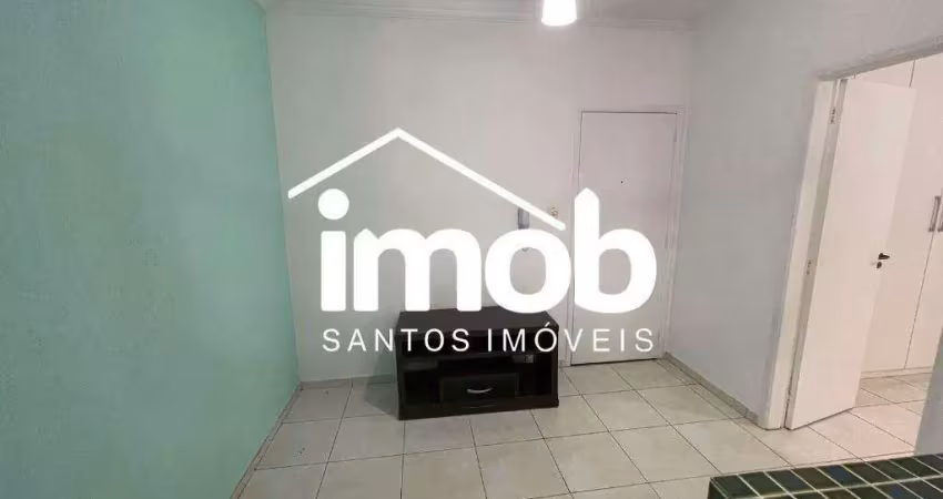 Apartamento na ponta da praia, 1 quarto, 1 vaga de garagem, no quarteirão da praia