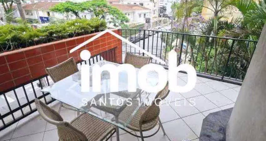 Apartamento à venda de 4 dormitórios, 343 m², próximo à praia - aparecida, santos/sp