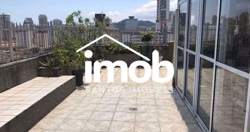 Venda | cobertura duplex de 3 dormitórios | boqueirão| santos