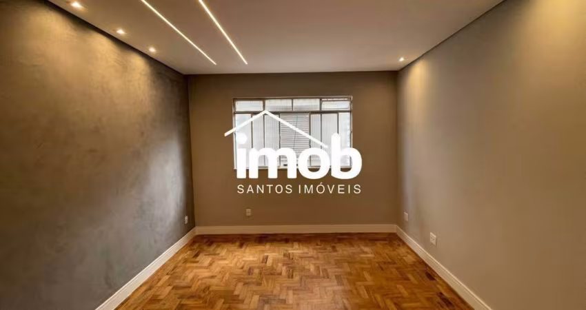 Apartamento com 3 dormitórios, Garagem Demarcada, - Embaré - Santos/SP