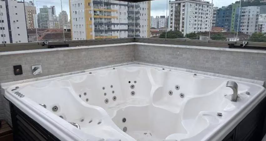 Casa(quadriplex) novo à venda, 4 quartos (4 suítes), 2 vagas de garagem - campo grande - santos/sp