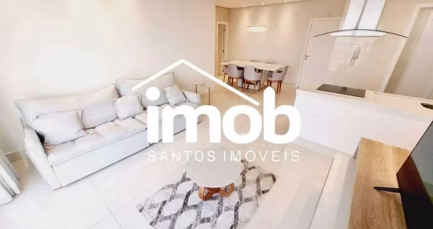 Locação - apartamento 1 dormitório mobiliado - edifício praiamar residence - aparecida - santos