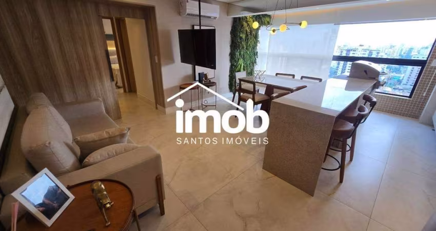 Venda - Apartamento 2 dormitórios com lazer - Ponta da Praia - Santos