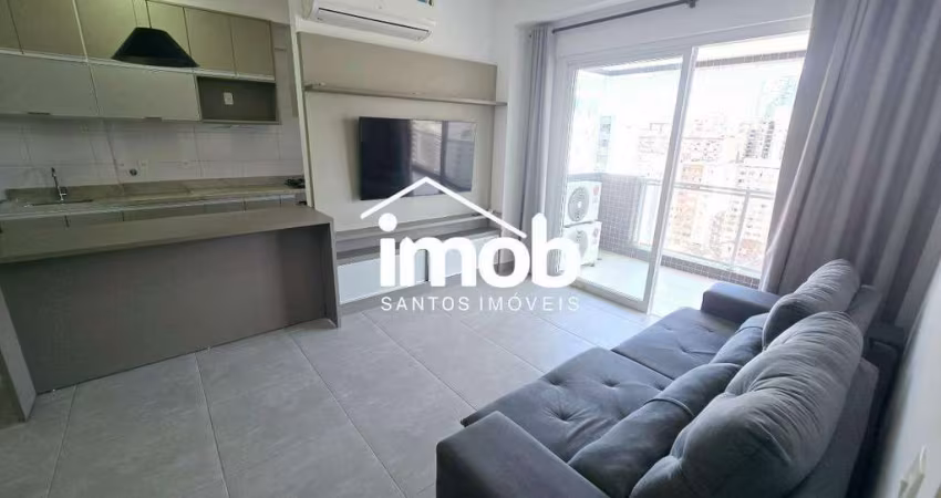 Venda - Apartamento 2 dormitórios - 1 vaga demarcada - Edifício Brauna Residencial - Gonzaga - Santos