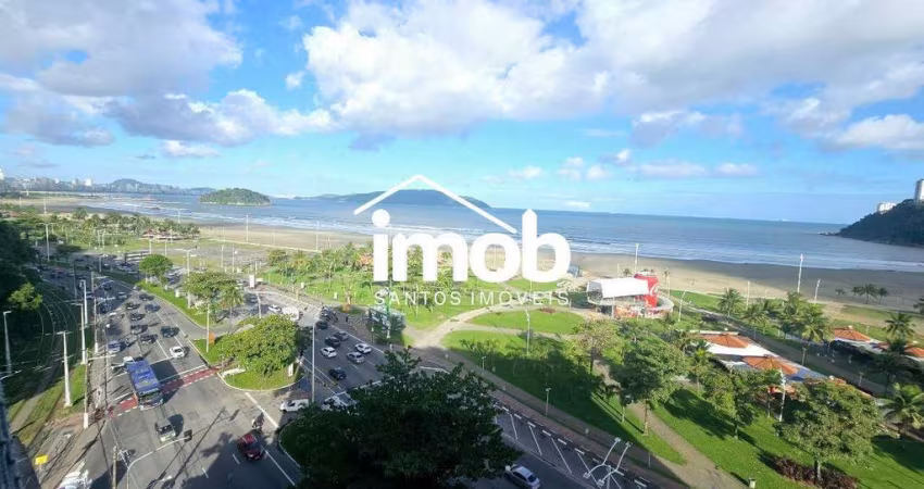 Venda - Apartamento Sala Living - Vista Total do Mar - Itararé - São Vicente