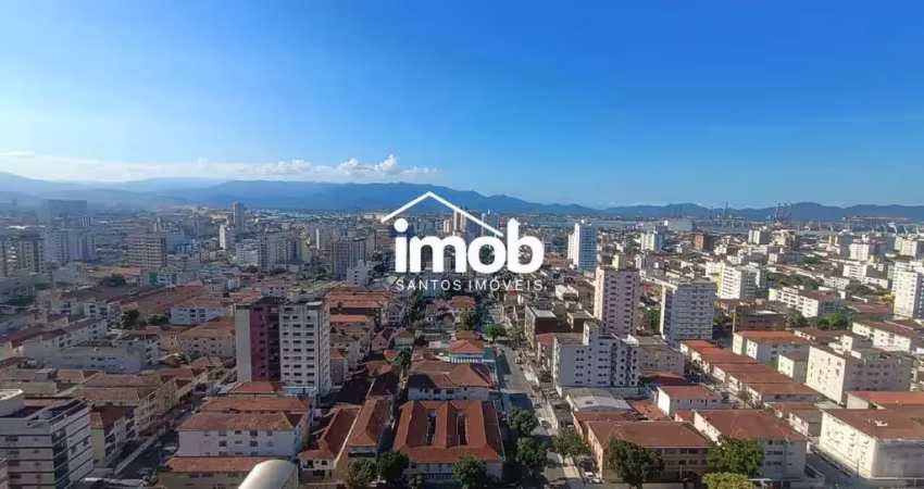 Apartamento de 2 dormitórios à venda com vista livre, 74 m² - embaré, santos/sp