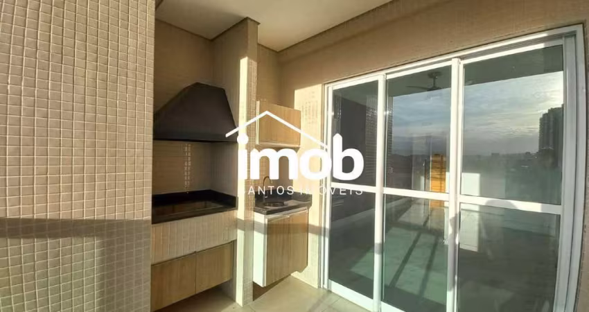 Apartamento com 2 dormitórios na Ponta da Praia em Santos/SP