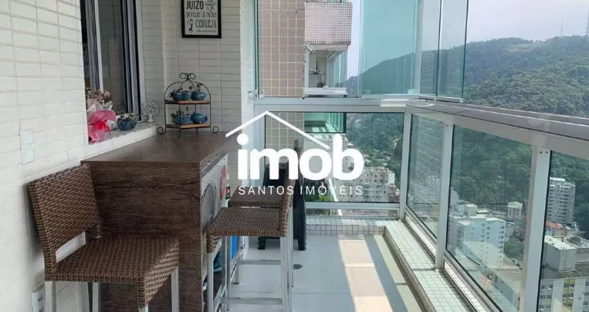 Apartamento com 2 dormitórios no José Menino em Santos/SP