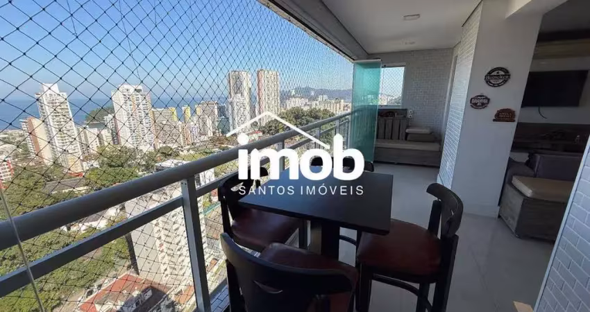 Apartamento de 3 dormitórios à venda com lazer completo - marapé, santos/sp