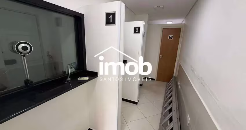 Loja comercial para alugar próxima à praia, 54 m² por r$ 8.000,00 - gonzaga, santos/sp