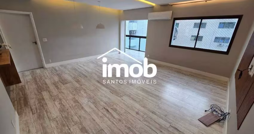 Venda - apartamento 3 dormitórios com vista mar - boqueirão - santos