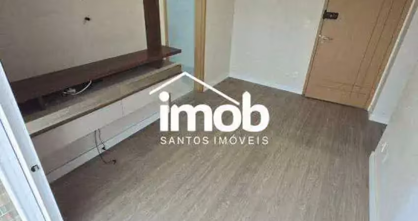 Apartamento de 1 dormitório à venda, próximo à praia, lazer completo - campo grande, santos/sp