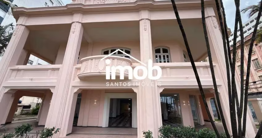Casarão comercial frente mar à venda com 2 pavimentos - gonzaga, santos/sp