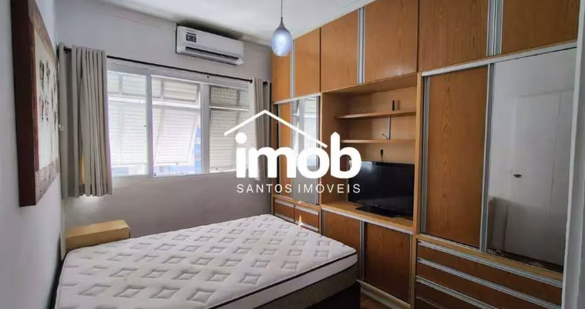 Apartamento de 2 quartos para alugar - vista mar - edifício portobelo - josé menino, santos/sp