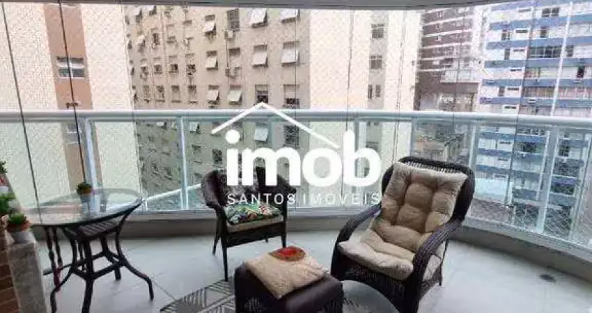 Venda - apartamento 2 dormitórios - edifcio estanconfor - gonzaga - santos