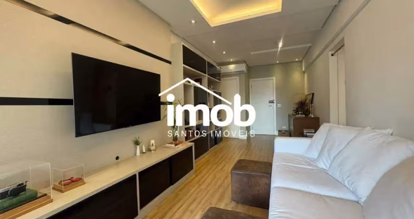 Apartamento à venda, vista mar, lazer completo - castell due piazze - gonzaga, santos/sp