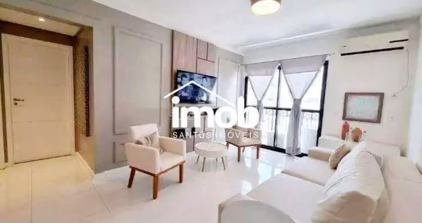 Maravilhoso apartamento com vista livre e lazer completo na ponta da praia, santos