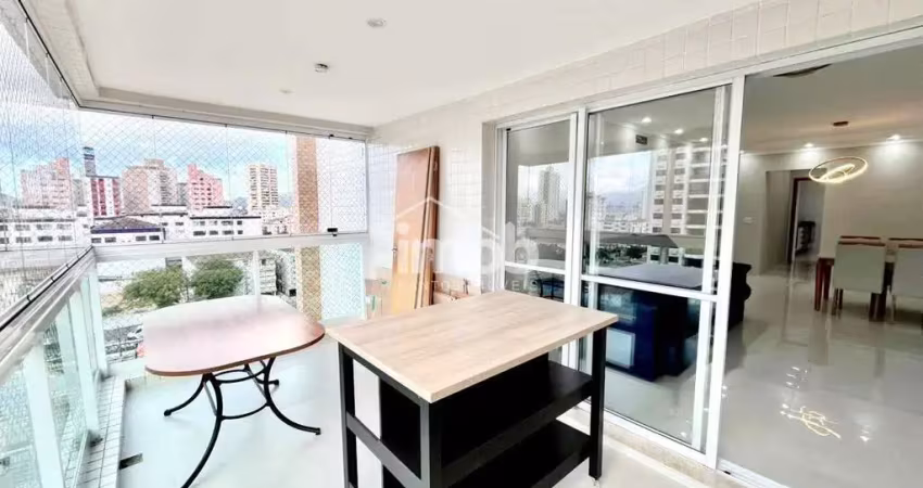 Apartamento de alto padrão para alugar na ponta da praia – 3 quartos, 2 vagas