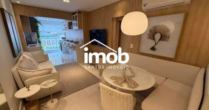 Apartamento porteira fechada, lazer completo e próximo a praia com 77 m² de área útil, contando com: