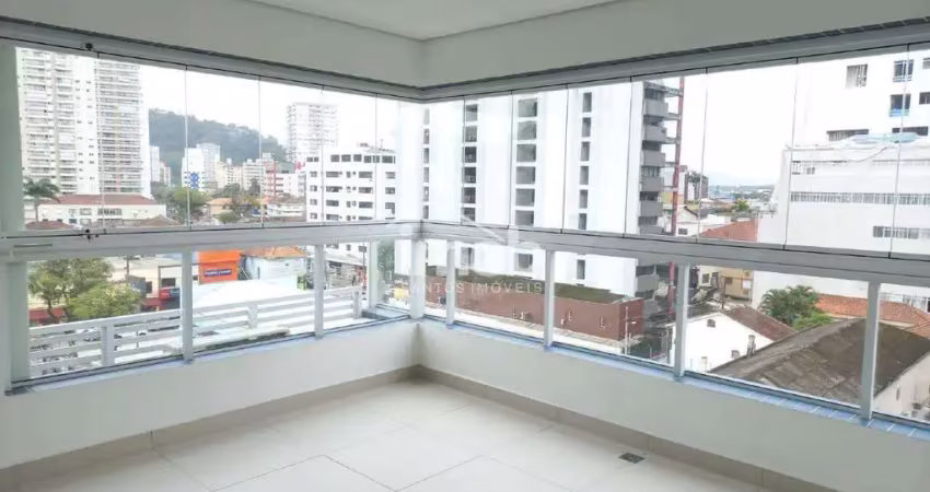 Apartamento com 2 suítes no campo grande em santos/sp