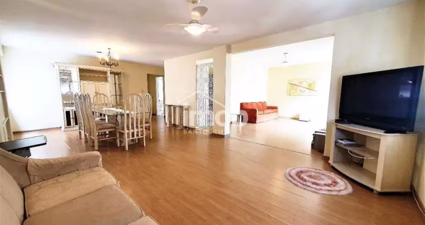 Apartamento à venda com 3 dormitórios, 2 vagas e próximo à praia no gonzaga - santos/sp