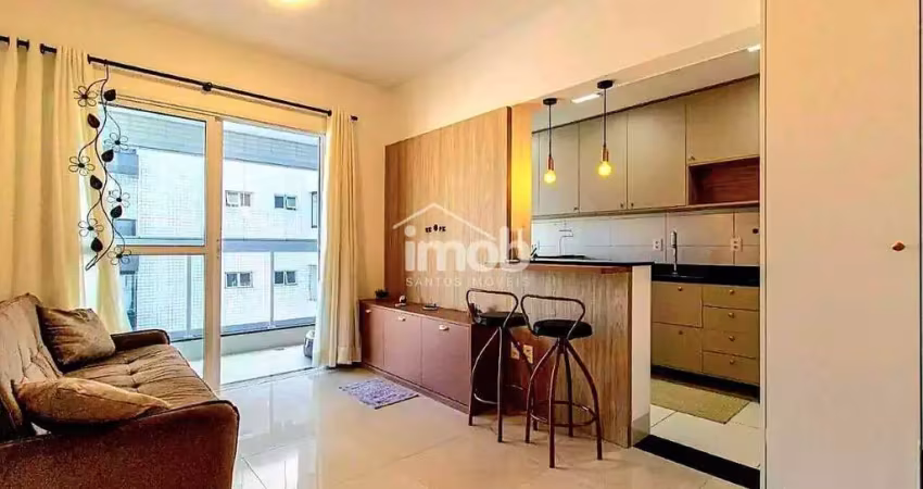 Apartamento de 1 dormitório à venda no embaré, santos/sp– lazer completo e próximo à praia