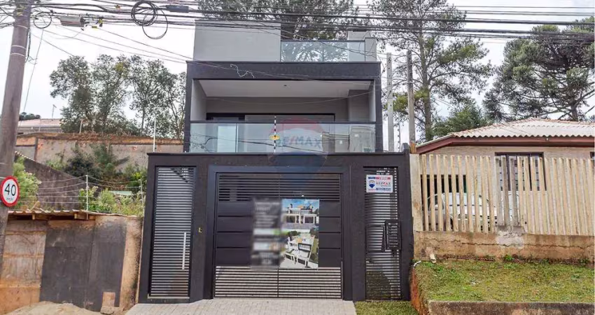 Venda | sobrado triplex novo com 160m² no braga 03 quartos com suite