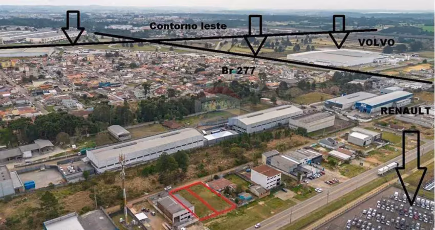 Terreno comercial à venda na Avenida Industrial, 10, Roseira de São Sebastião, São José dos Pinhais