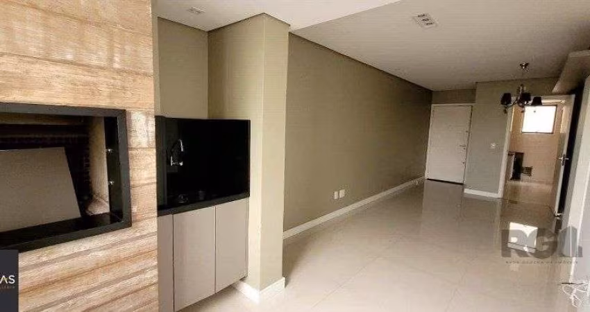 Apartamento a venda 2 dormitórios com churrasqueira, 1 suite, elevador e garagem