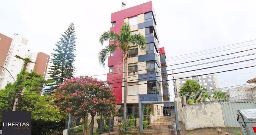 Apartamento de dois dormitórios e uma vaga de garagem na Rua Marcelo Gama, bairr