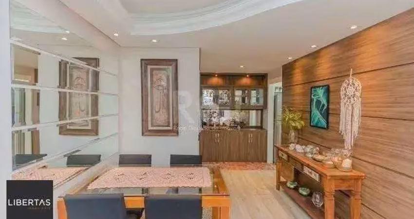 Excelente apartamento mobiliado com 2 dormitórios e 2 vagas.