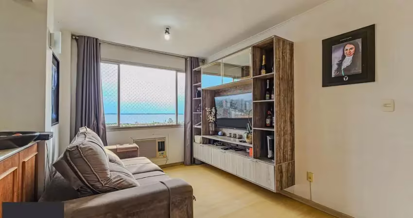 Excelente apto 2 dormitórios com linda vista pro guaíba
