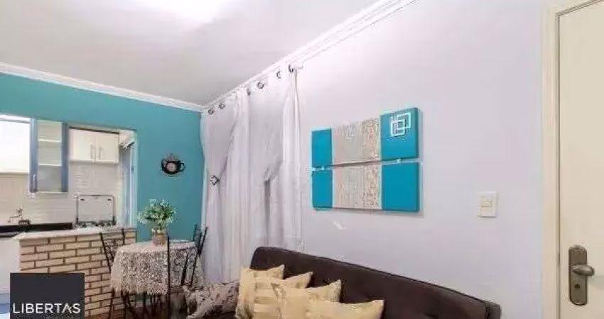 Apartamento no centro de 1 dormitório semi mobiliado