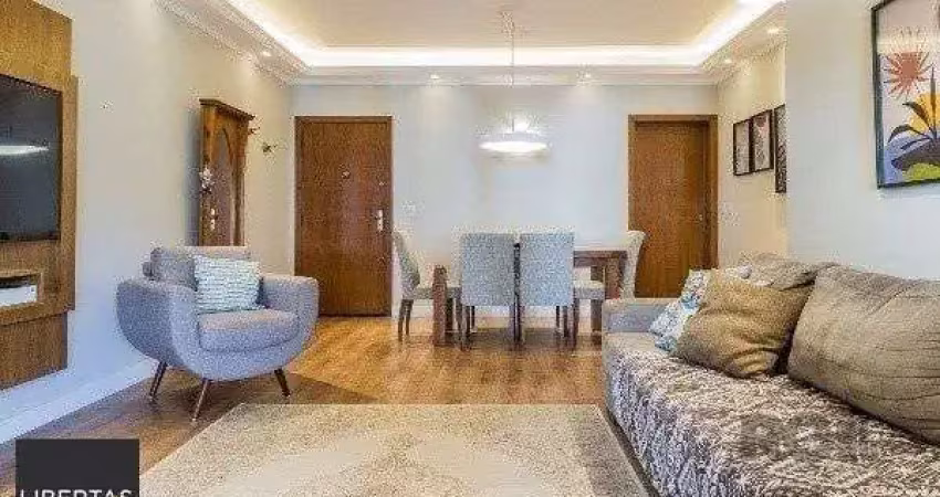 Vende-se luxuoso apartamento 3 quartos com suíte, 2 vagas, lareira, churrasqueir