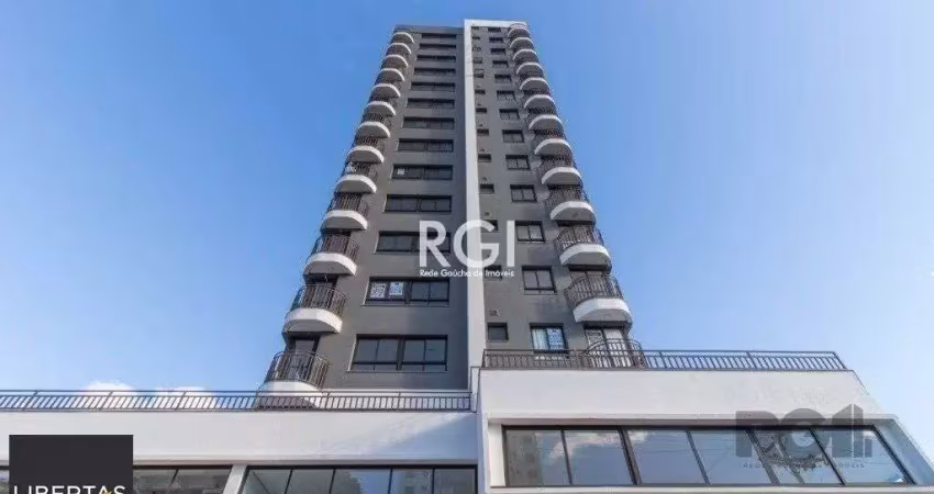 Loft com terraço privativo em l, possui 1 dormitório