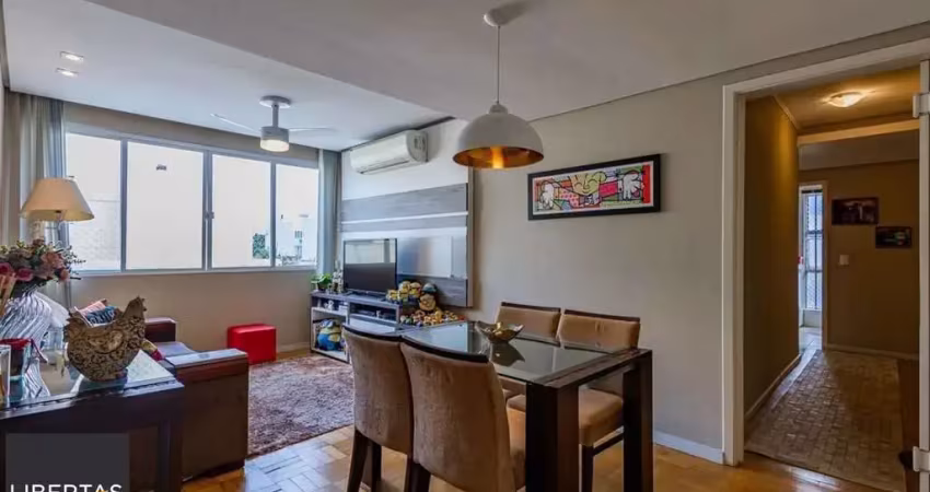 Apartamento de 2 dorm, 80m² privativos com vaga de garagem e elevador.