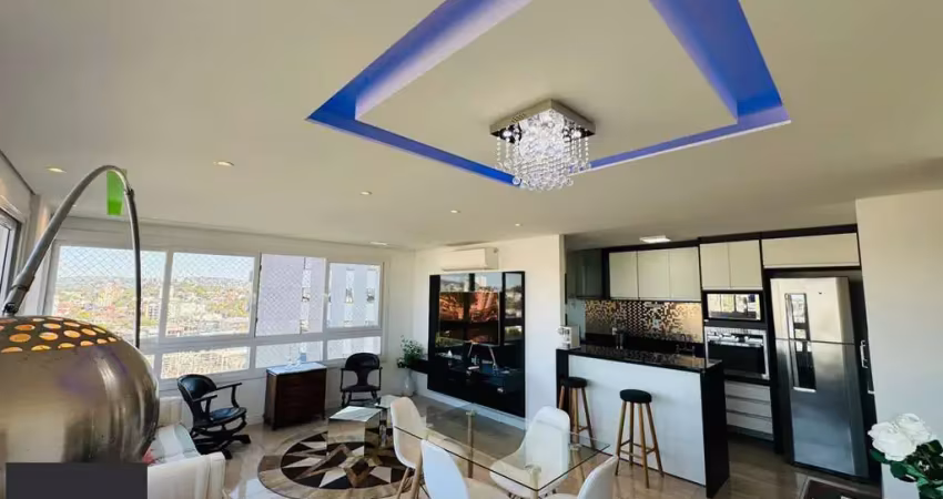 3 dormitórios, andar alto, mobiliado com lazer completo!