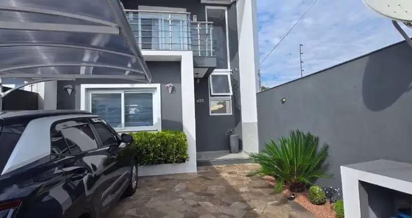 Sobrado com 130,33 m² com 3 dormitórios rua das camelias igara canoas rs.