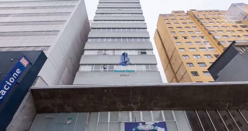 Oportunidade rara no coração de curitiba! sala comercial ampla e iluminada na rua josé loureiro